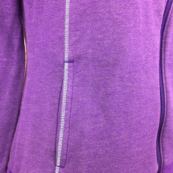 Columbia Purple Teal Trim Lightweight Zip Jacket M - Picture 3 of 8